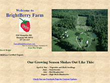 Tablet Screenshot of brightberryfarm.com